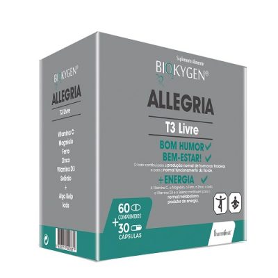 Biokygen Allegria – 60 Comprimidos + 30 Cápsulas – Fharmonat