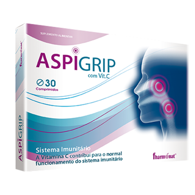 AspiGrip – 30 Comprimidos – Fharmonat