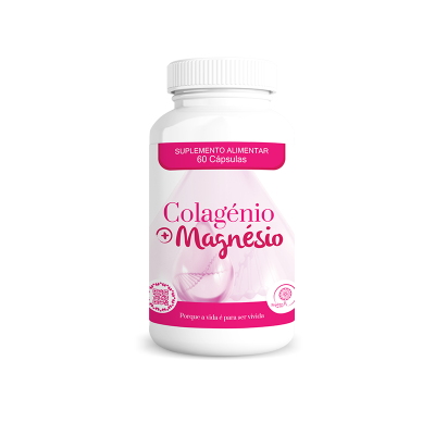 Colagénio + Magnésio – 60 Cápsulas – Repleto de Vida