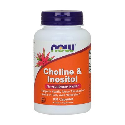 Colina & Inositol – 500mg – 100 Cápsulas – NOW