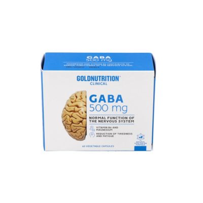 Gaba 500mg – 60 Cápsulas – GoldNutrition