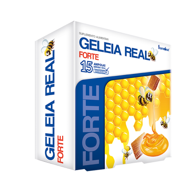 Geleia Real Forte – 15 Ampolas – Fharmonat