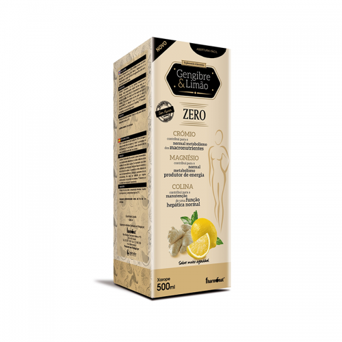 Gengibre e Limão - Xarope 500ml - Fharmonat