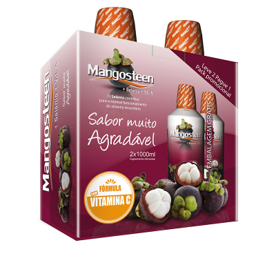 Mangostão Mangosteen – 1000ml + 1000ml – Fharmonat