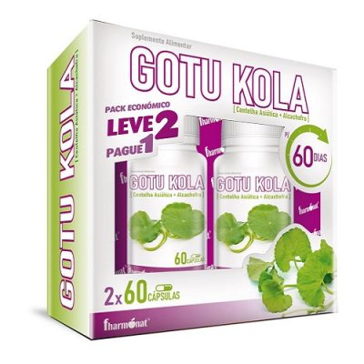 Gotu Kola – 60 + 60 Cápsulas – Fharmonat