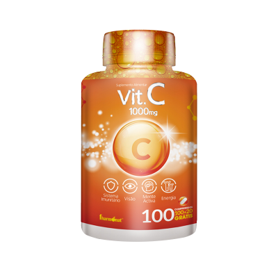 Vitamina C 1000mg – 120 Comprimidos – Fharmonat