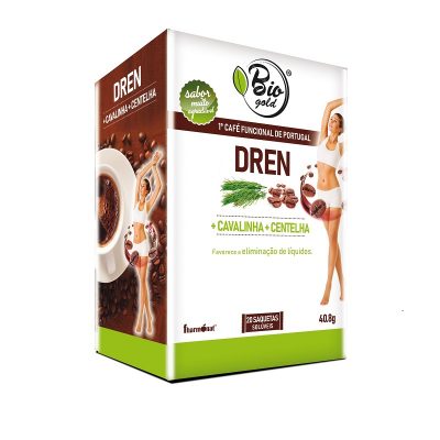Bio Gold Dren Café Funcional – 20 Saquetas – Fharmonat