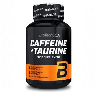 Caffeine + Taurine – 60 Cápsulas – BiotechUSA