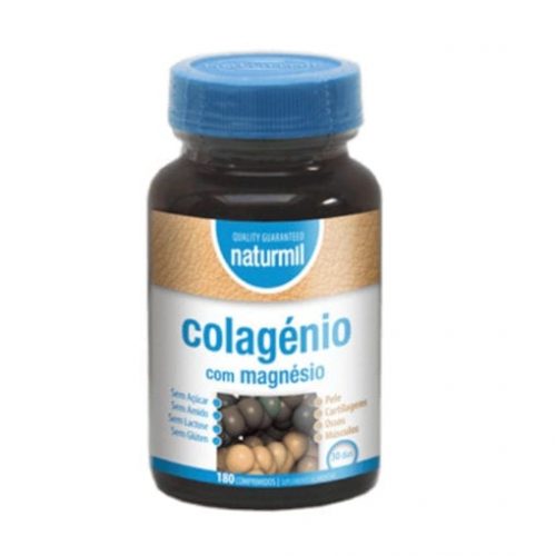 Colagénio com Magnésio - 600 mg - 90 Cápsulas - Naturmil