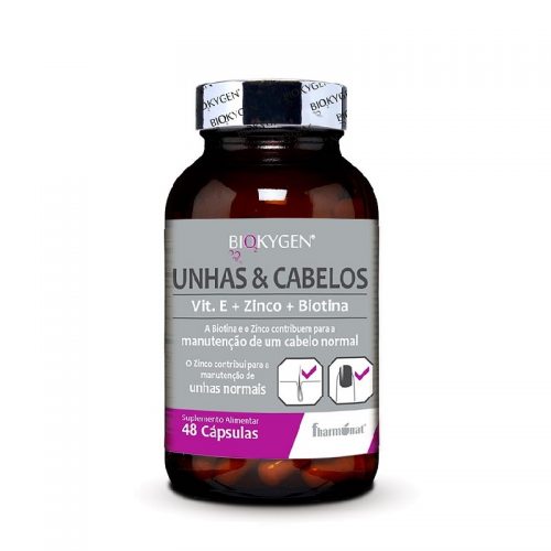 Biokygen Unhas e Cabelos - 48 Cápsulas - Fharmonat