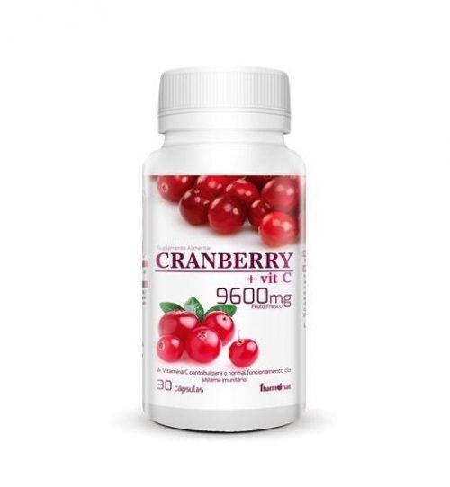 Cranberry (Arando) 9600 mg + Vitamina C - 30 Cápsulas – Fharmonat