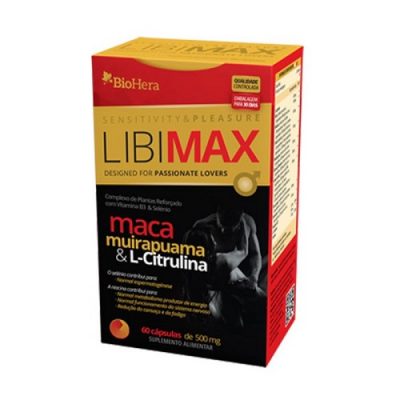 Libimax 500mg – 60 Cápsulas – BioHera