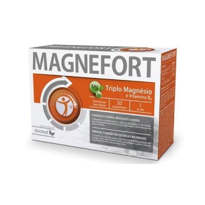 Magnefort Triplo Magnésio – 30 Comprimidos – DietMed
