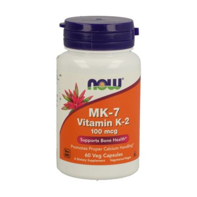 Vitamina k-2 100 mcg (MK-7) – 60 Cápsulas – NOW