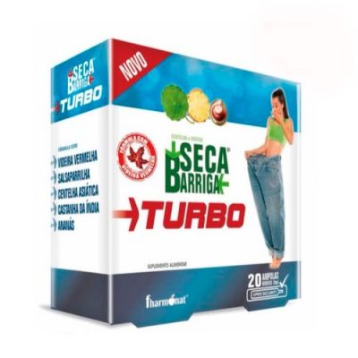 Seca Barriga Turbo – 20 Ampolas – Fharmonat