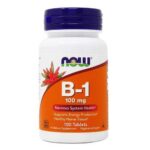 Vitamina B-1 Tiamina 100 mg - 100 comprimidos - NOW