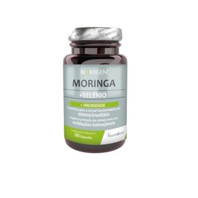 Biokygen Moringa + Selénio – 30 Cápsulas – Fharmonat