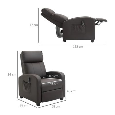 Poltrona Relax de Massagem Reclinável 2 Pontos de Massagem