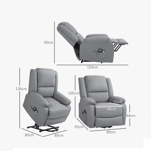 Poltrona Relax 8 pontos de Massagem com Função de Aquecimento - Image 3