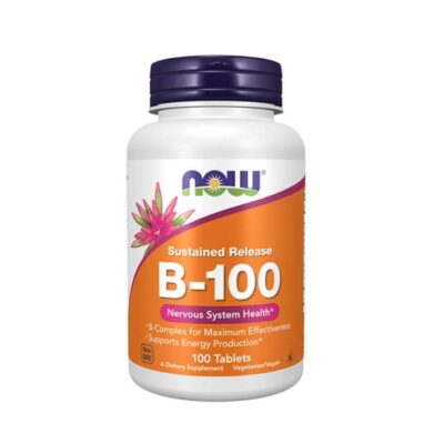 B-100 – 100 Cápsulas Vegetais – NOW